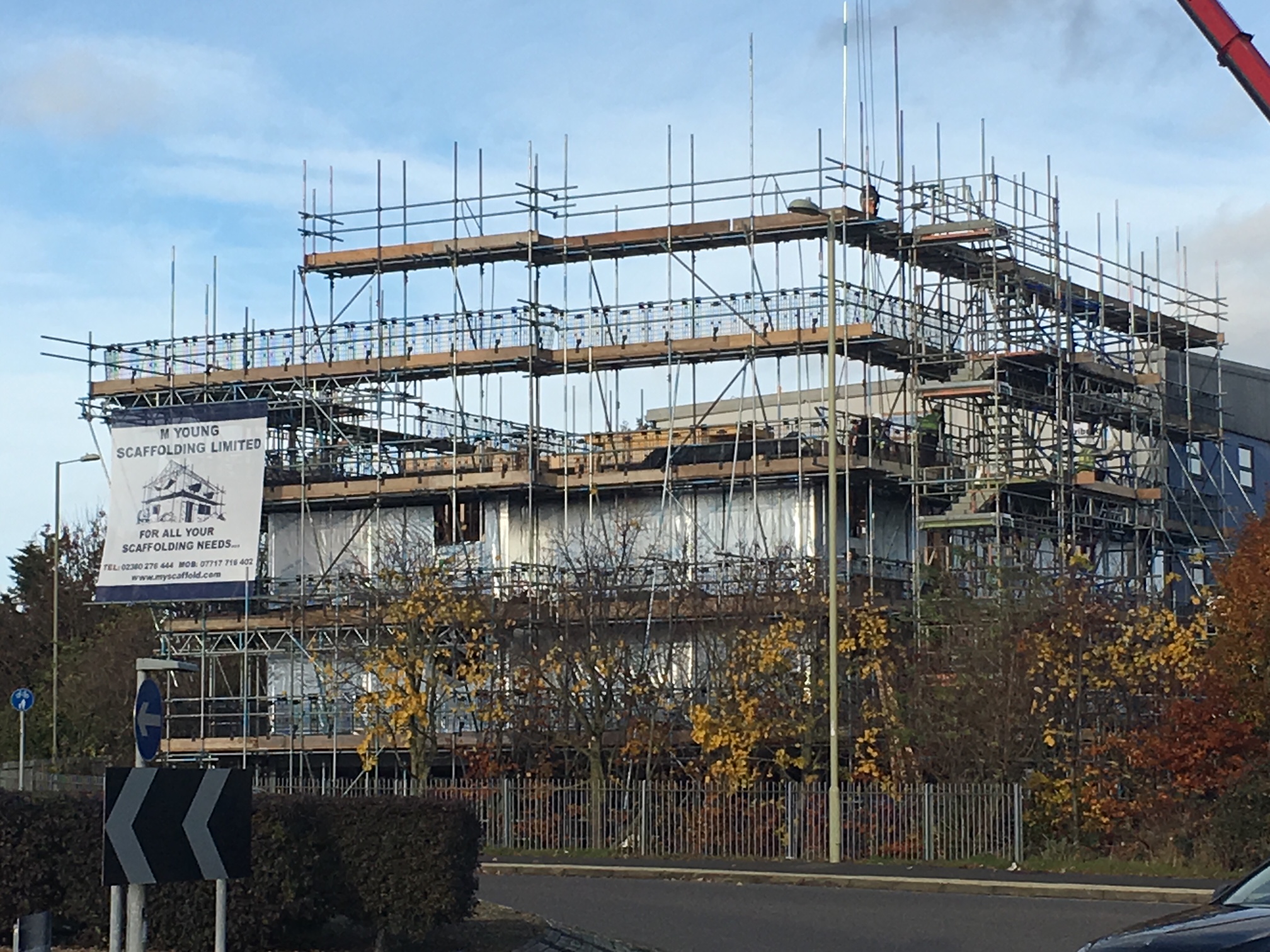 Premier-inn-scaffolding-Southampton